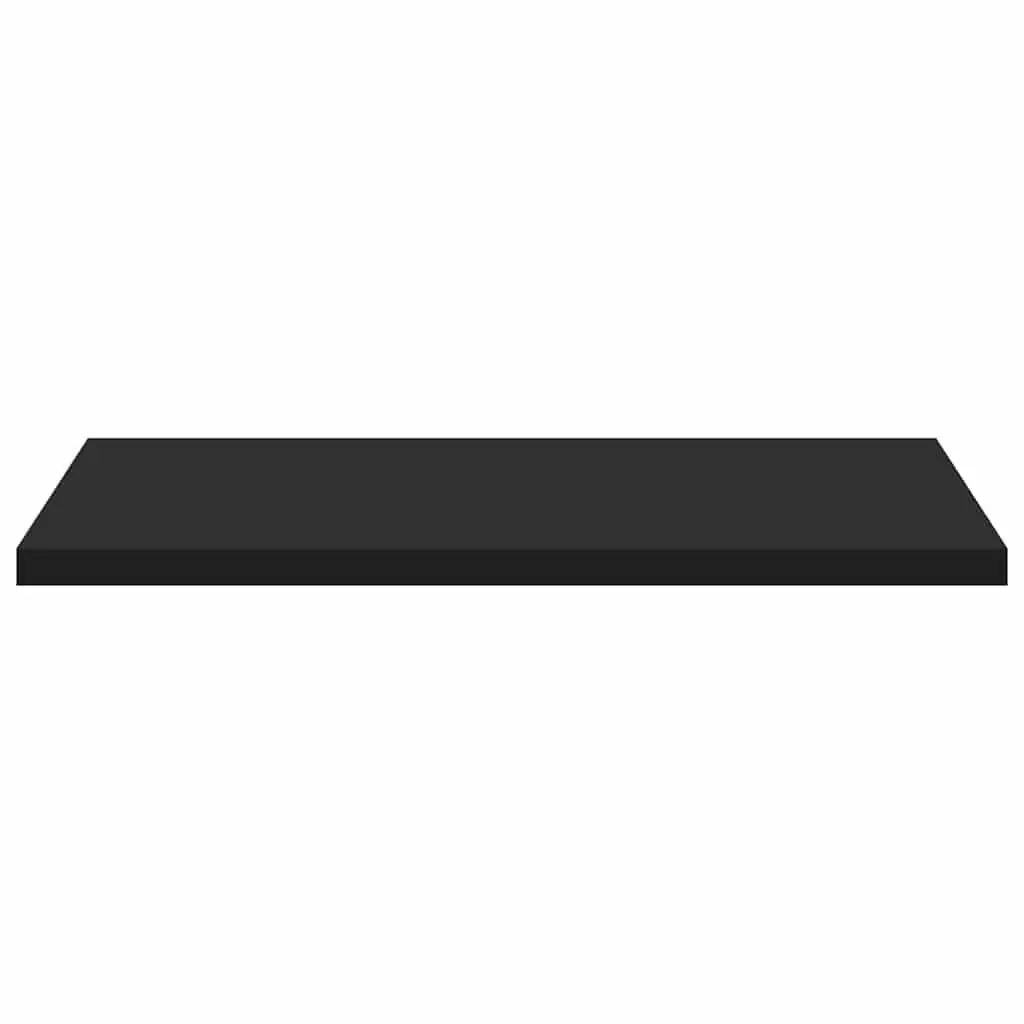 Bookshelf Boards Black Floating Shelves 40 x 40 x 1.5 cm Engineered Wood 4 Piece