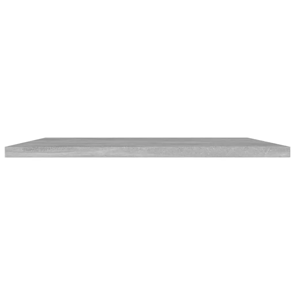 Bookshelf Boards Grey Floating Shelves Engineered Wood 40 x 40 x 1.5 cm Set of 4
