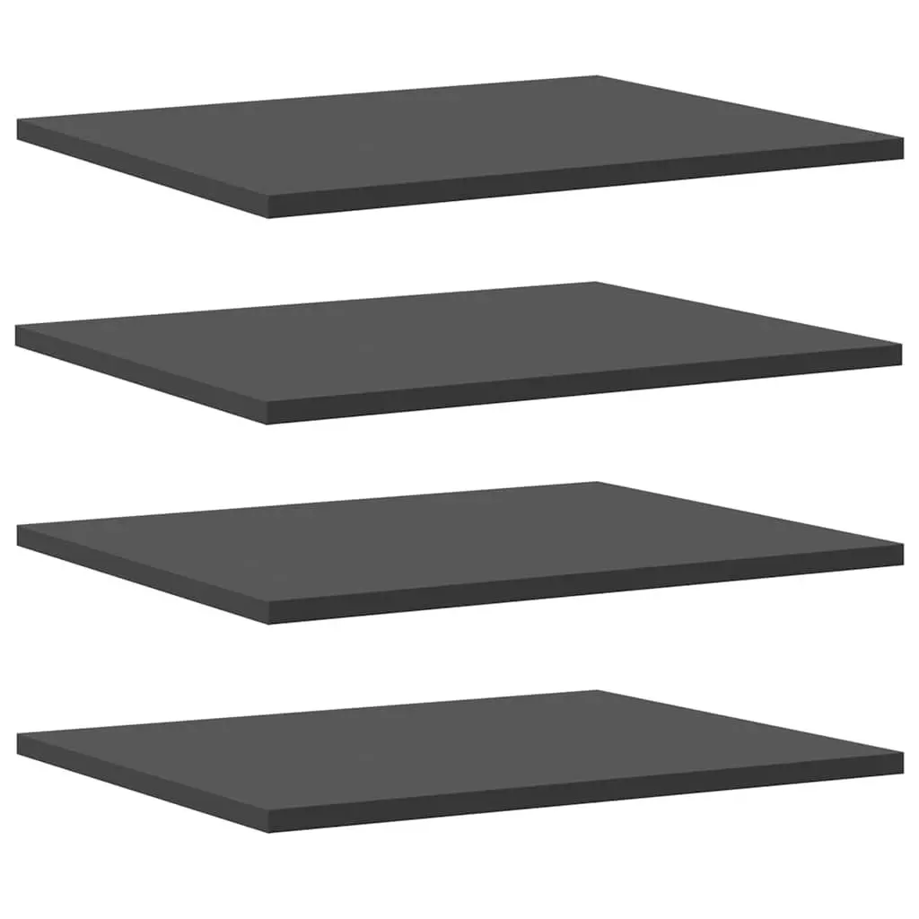 Bookshelf Boards Grey Floating Shelves 40 x 50 x 1.5 cm Engineered Wood