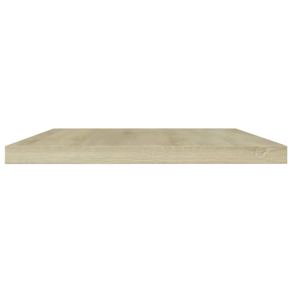 Bookshelf Boards Brown 60x10x1.5 cm Engineered Wood 4 Piece Storage Shelving Panels