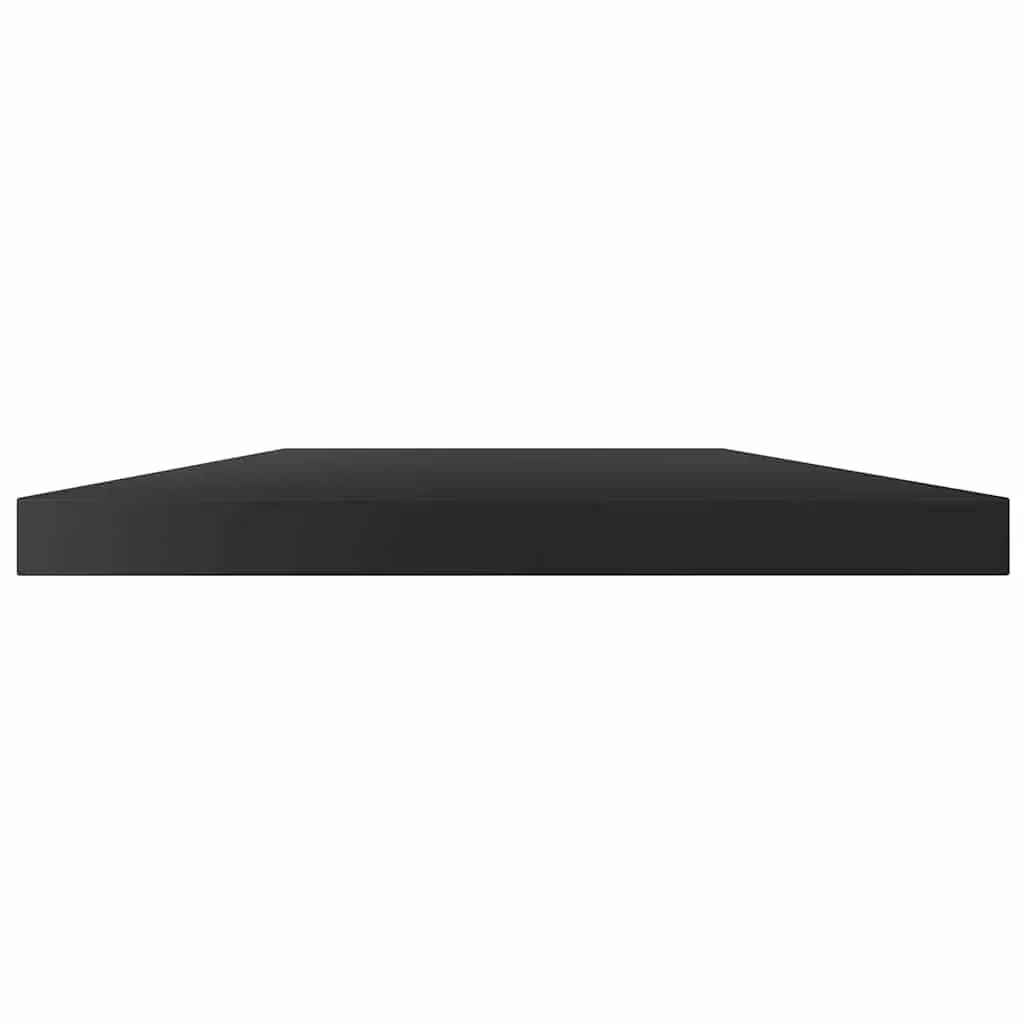 Bookshelf Boards High Gloss Black 60x10x1.5 cm Engineered Wood Storage