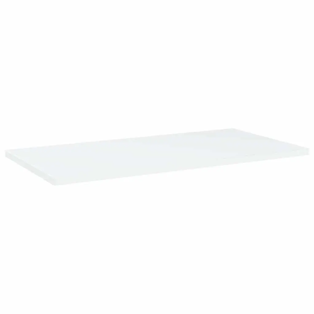 Bookshelf Panels Storage Shelves Engineered Wood White 60x30x1.5 cm 4 Pieces