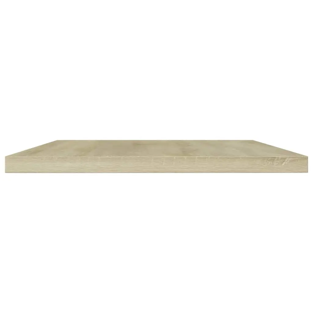 Bookshelf Boards Sonoma Oak 60 x 30 x 1.5 cm Engineered Wood 8 Piece Wall Mounted Shelving Storage Panels