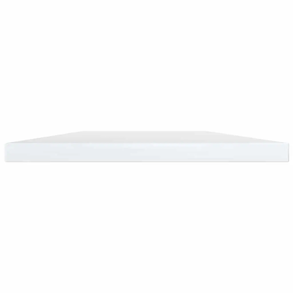 Floating Shelf Boards Set White Engineered Wood 60 x 30 x 1.5 cm