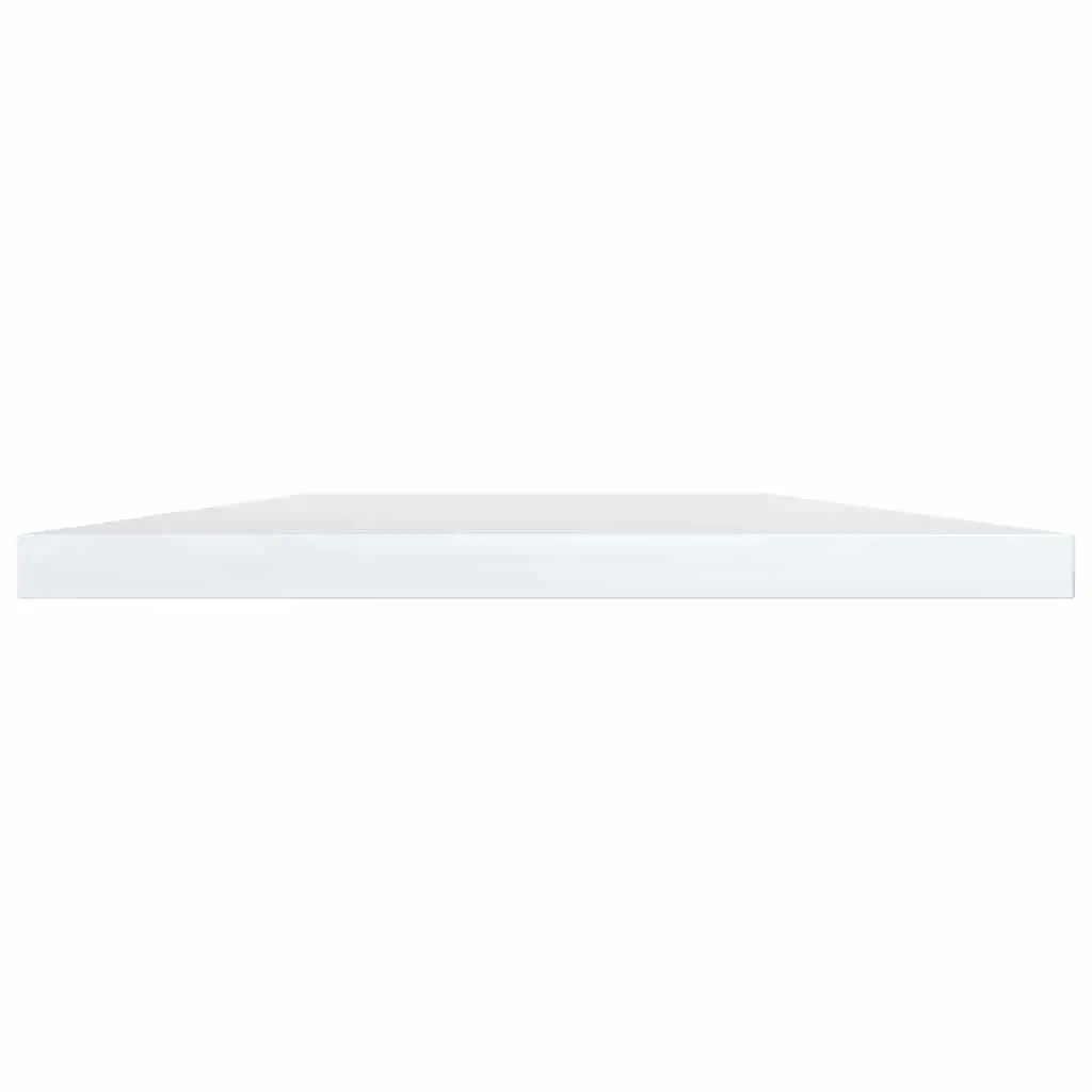 Floating Shelf Boards White Wall Mount Storage Display Shelving 60 x 40 x 1.5 cm Engineered Wood Set of 4