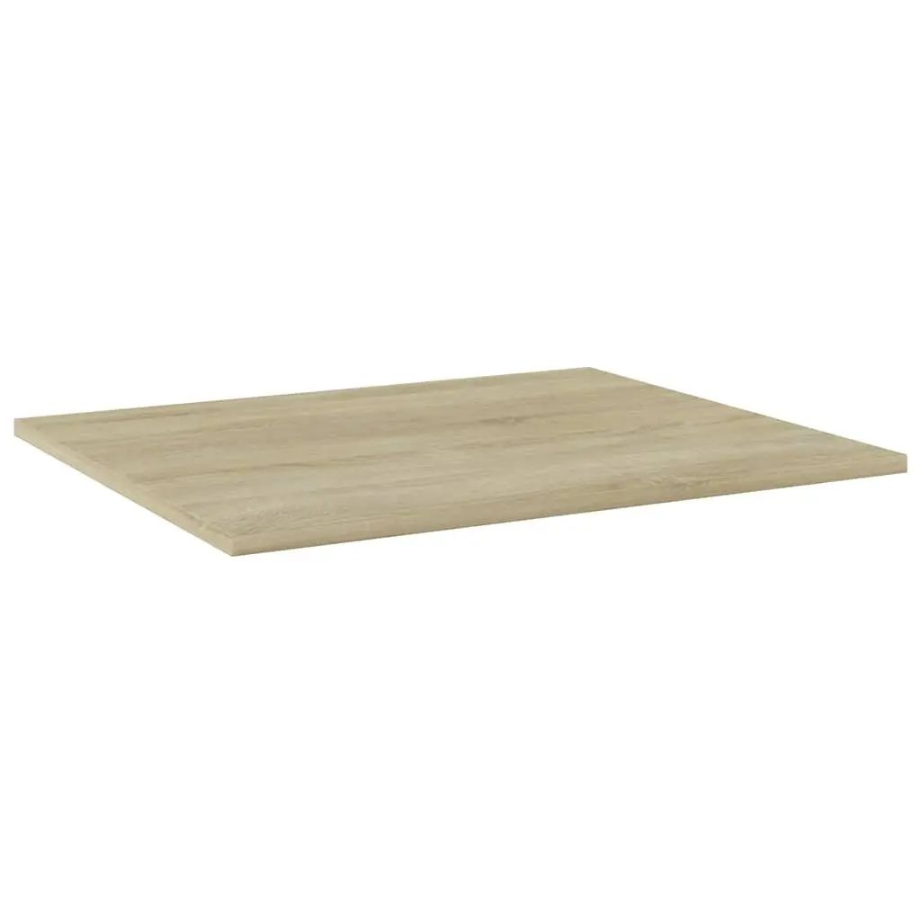 Floating Bookshelf Boards Brown 60x50cm Engineered Wood 4 Piece