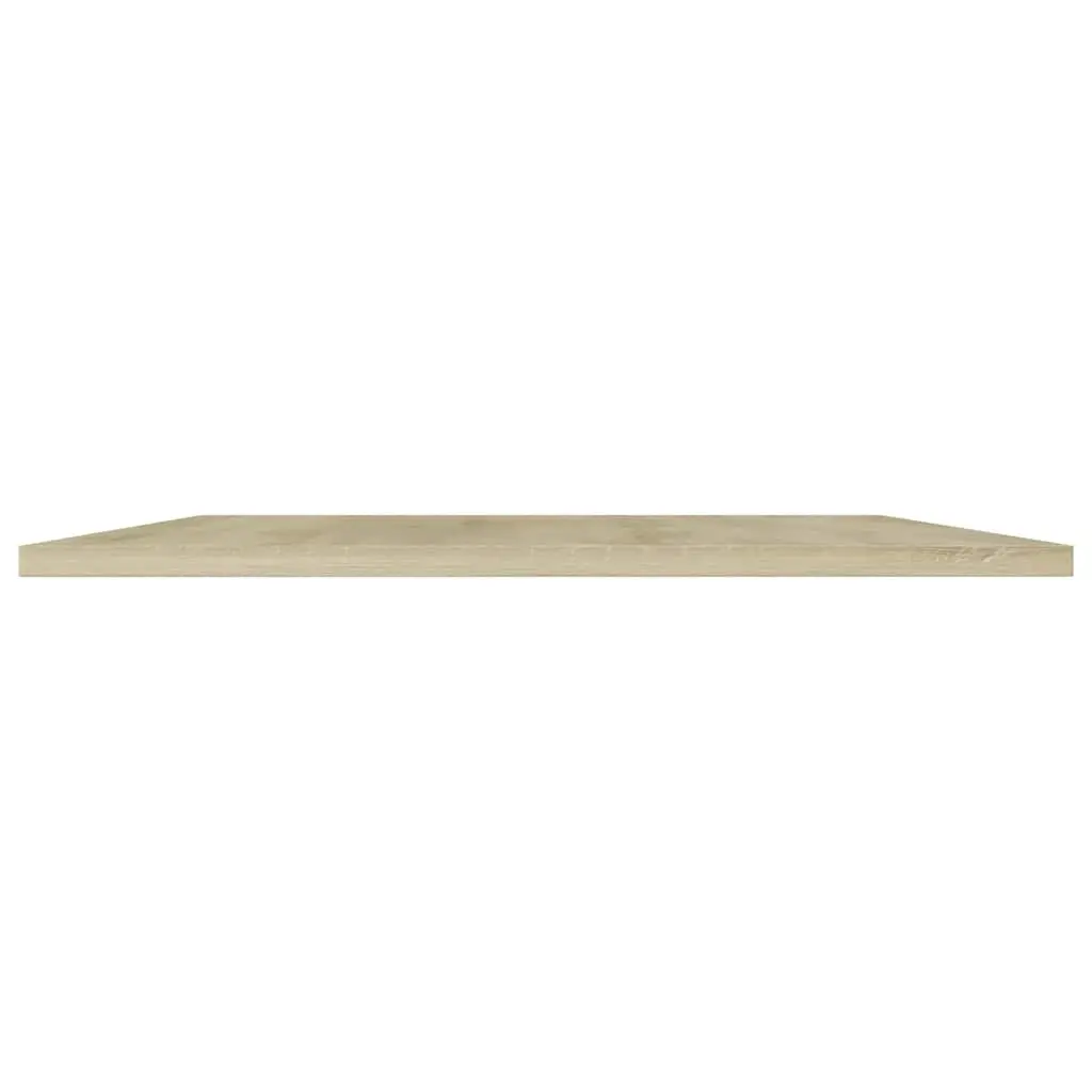 Floating Bookshelf Boards Brown 60x50cm Engineered Wood 4 Piece