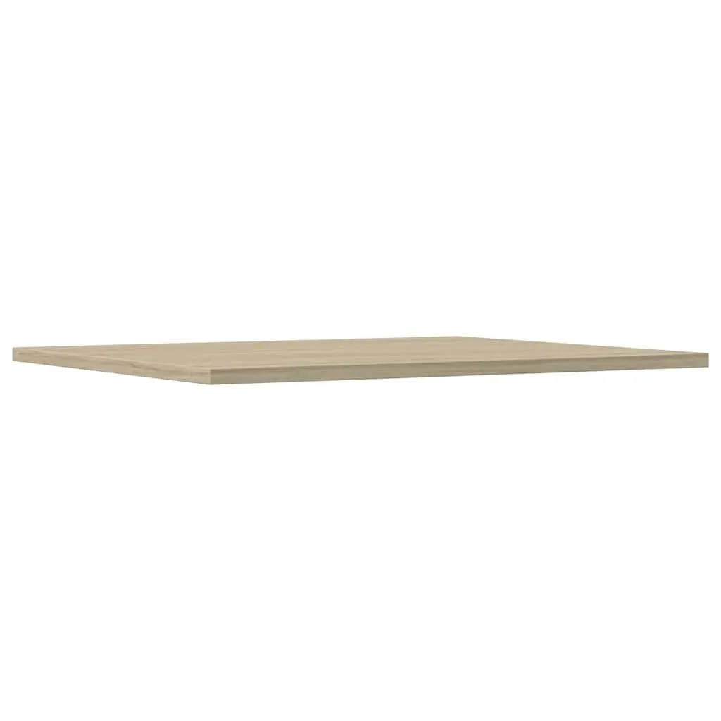 Bookshelf Boards Sonoma Oak 60x50x1.5 cm Engineered Wood 8 Piece Floating Shelves Storage