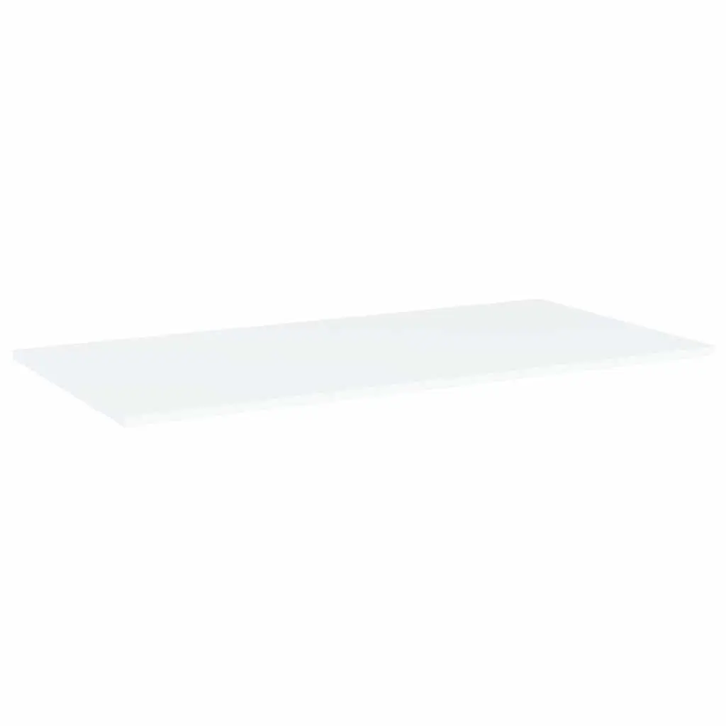 Bookshelf Boards White Storage Shelves 4 Pieces Engineered Wood