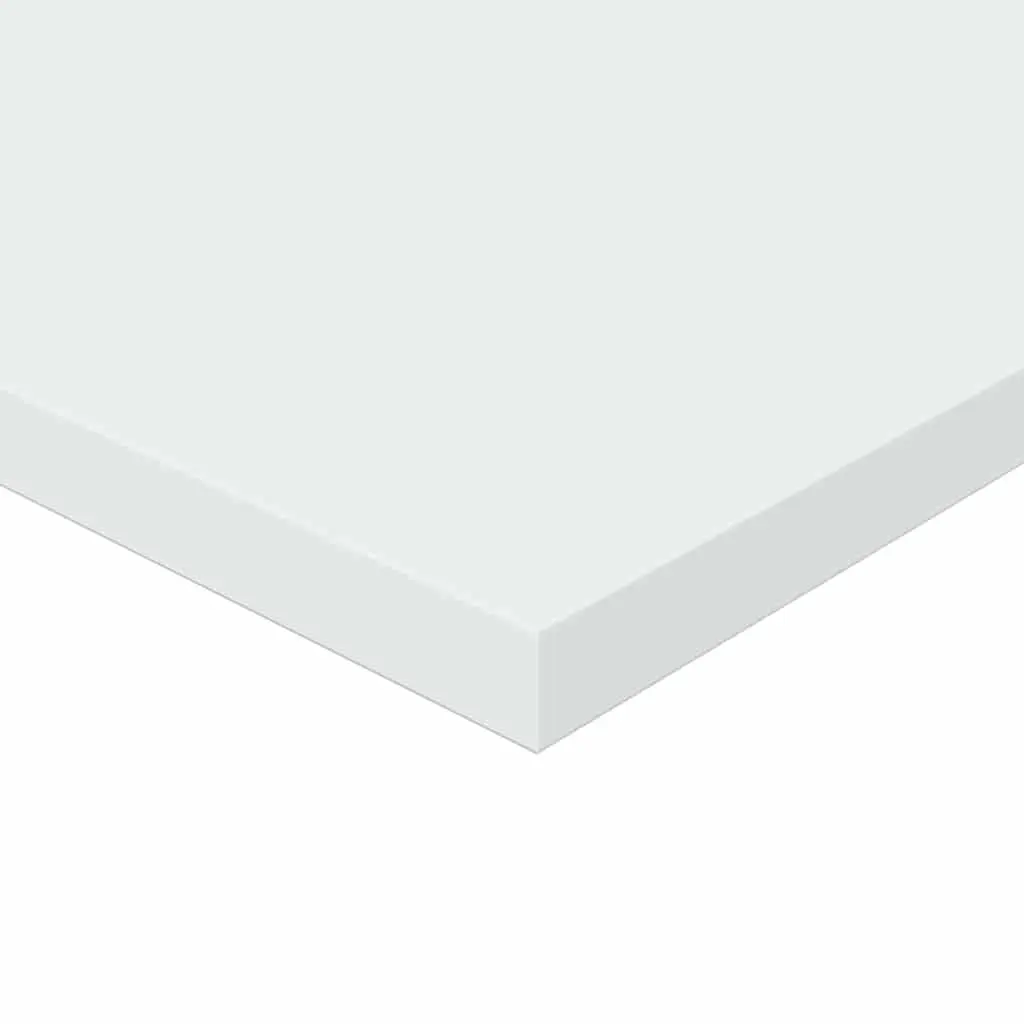 Floating Bookshelf Boards White 80 x 30 x 1.5 cm Engineered Wood 4 Piece