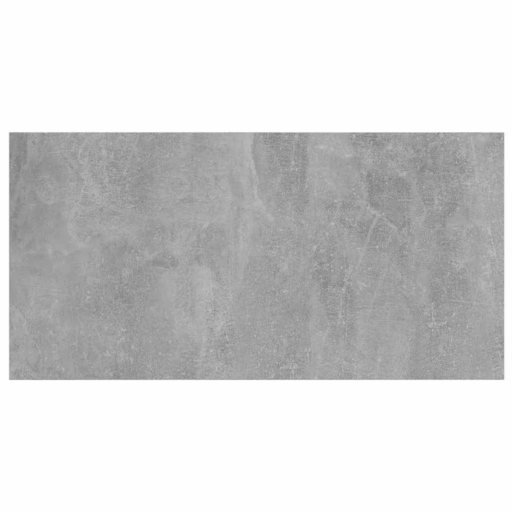 Floating Bookshelf Boards Grey 4 Piece Set Engineered Wood 80 x 30 x 1.5 cm
