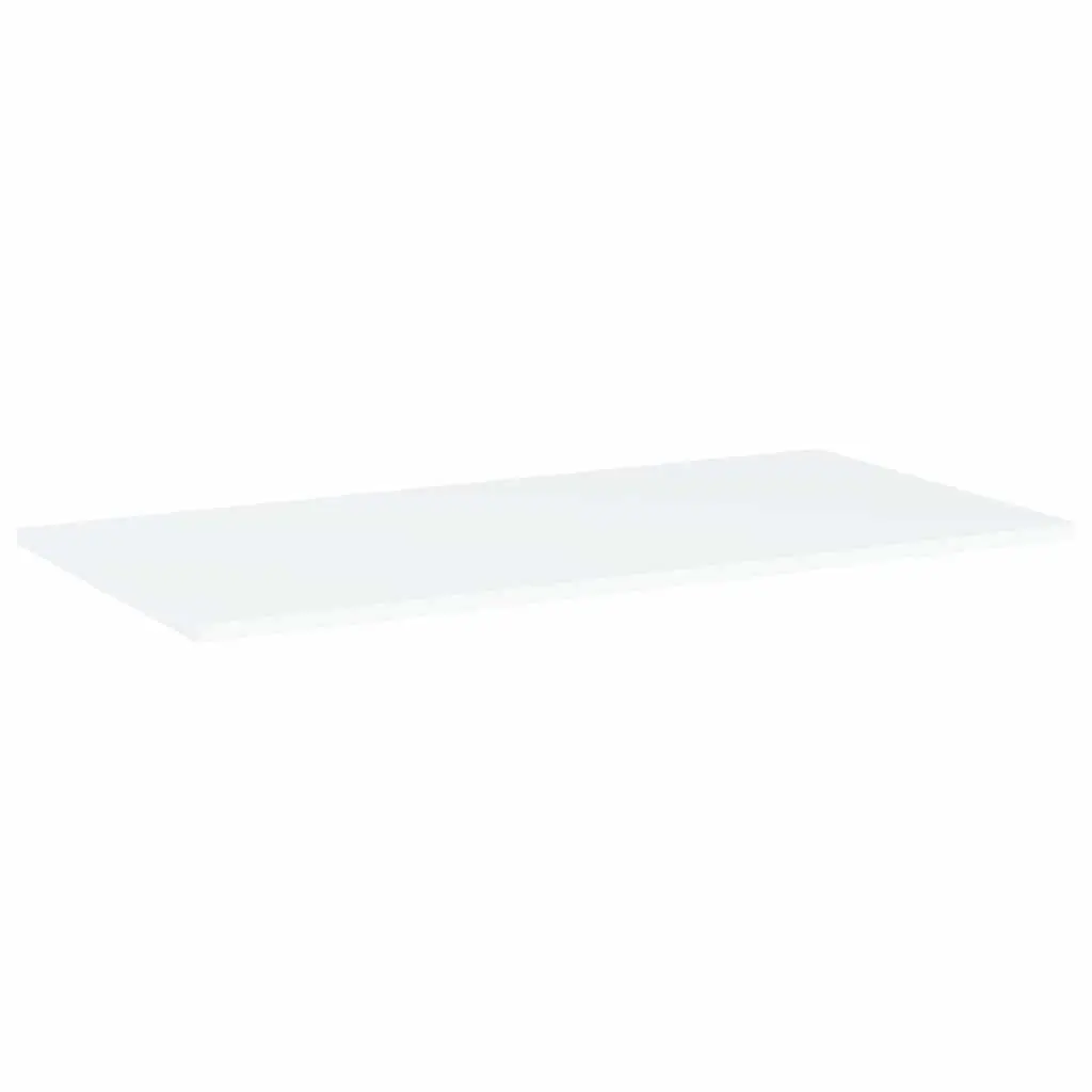 Floating Shelf Boards White 80 x 40 x 1.5 cm Engineered Wood 4 Piece
