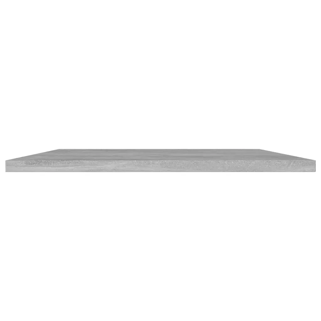 Grey Engineered Wood Floating Shelf Boards Storage Shelves 80x40x1.5cm Set of 4