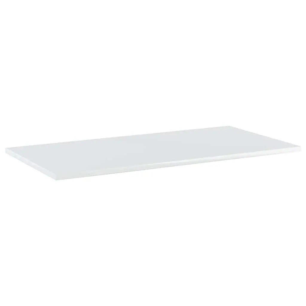 Floating Shelves Gloss White 80 x 40 x 1.5 cm Engineered Wood 4 Pack