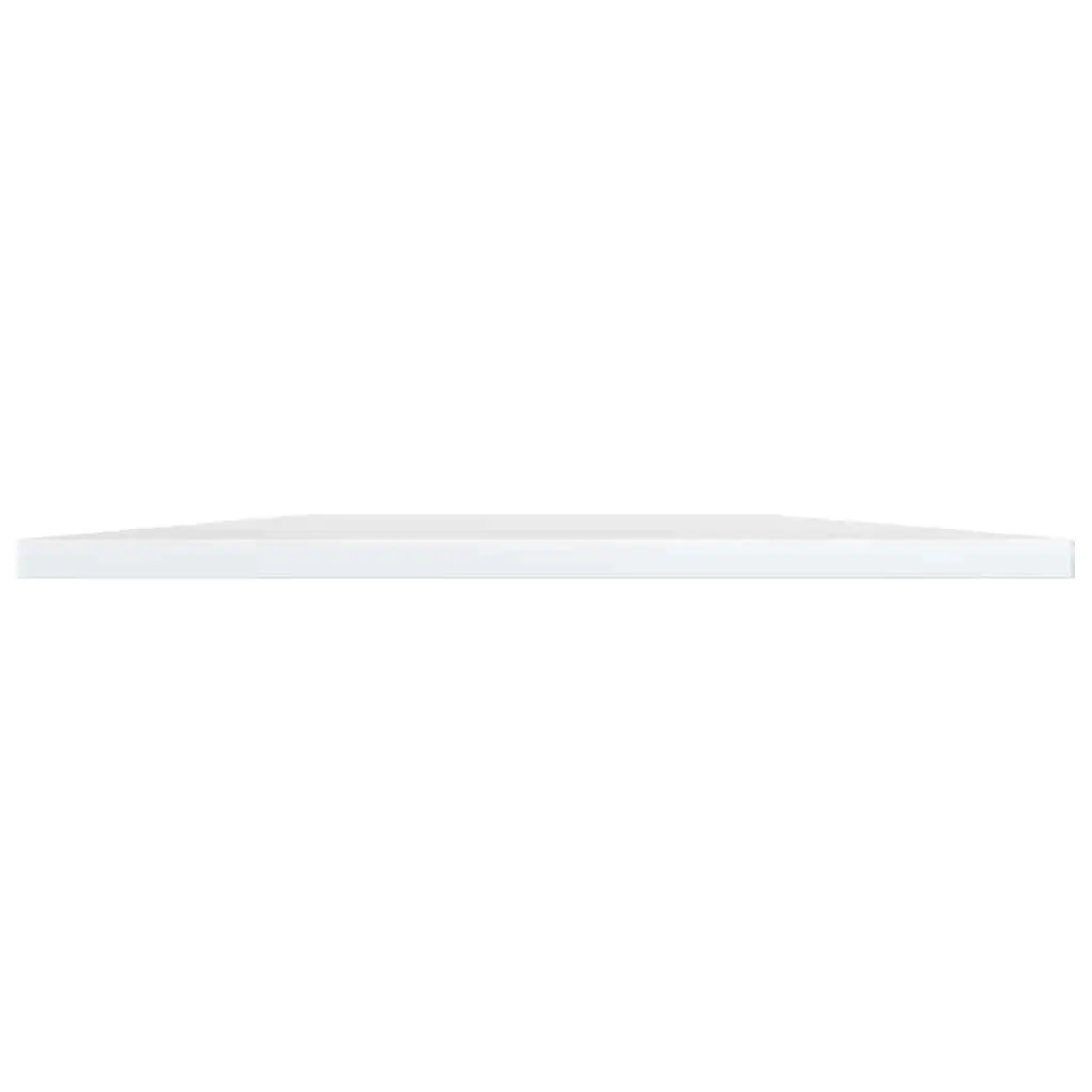 Floating Shelves Gloss White 80 x 40 x 1.5 cm Engineered Wood 4 Pack