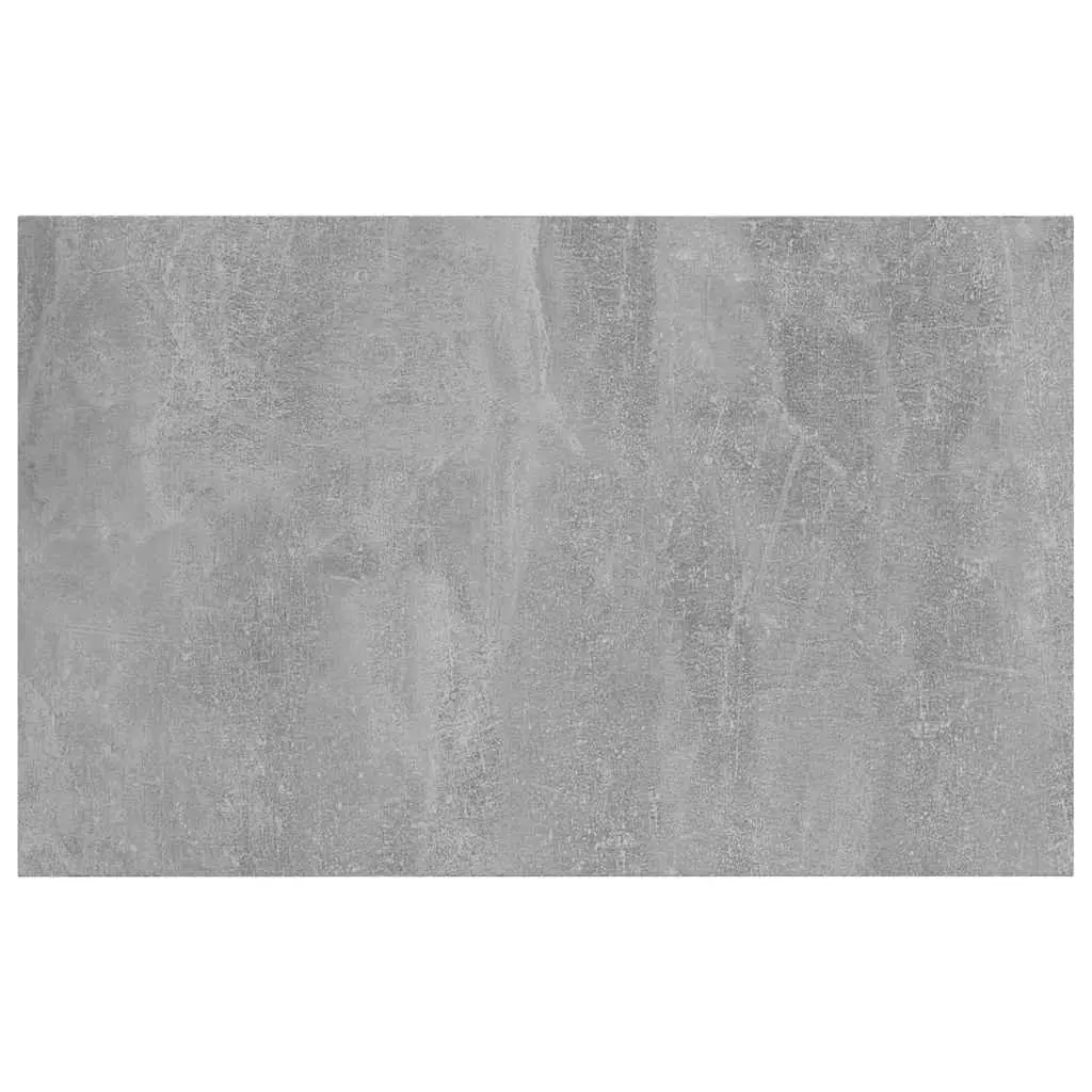 Floating Shelf Boards Grey 80 x 50 x 1.5 cm Engineered Wood Wall Storage Display Organiser 4 Piece