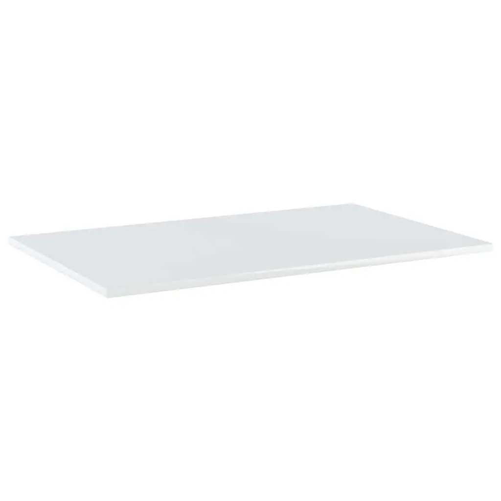 Floating Shelves Boards White 80 x 50 x 1.5 cm Engineered Wood 4 Piece
