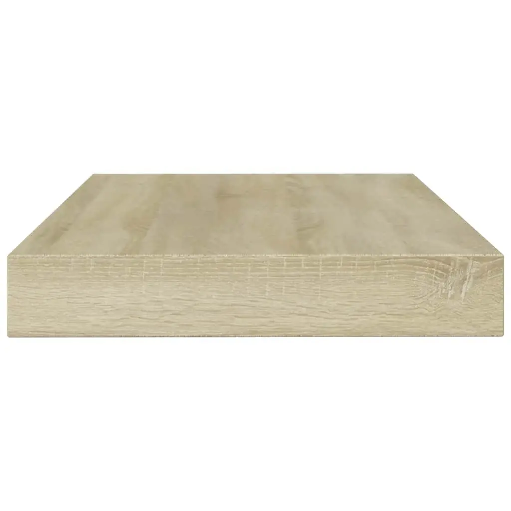 Bookshelf Boards Brown 8 Piece Engineered Wood Floating Shelves Storage