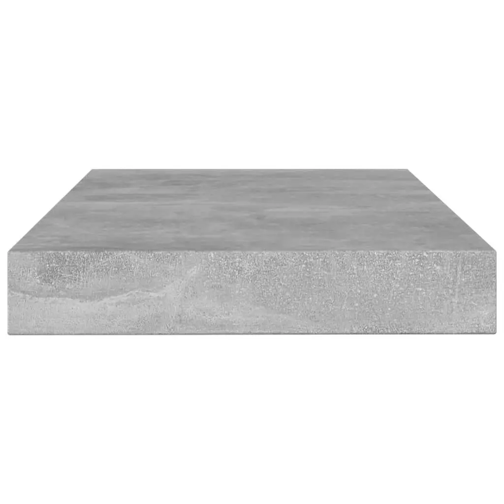 Grey Bookshelf Boards Set of 8 Engineered Wood 100x10x1.5 cm Storage Shelves
