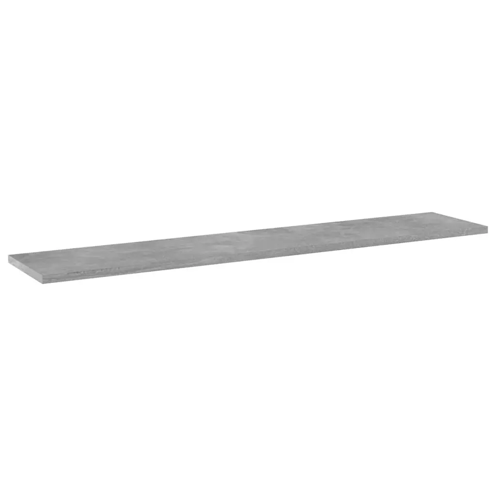 Floating Shelf Boards Grey 8 Piece Engineered Wood Wall Mount Storage Shelving Unit