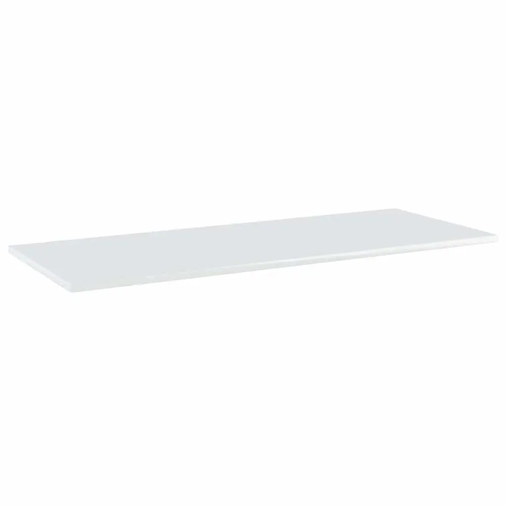 Floating Shelf Boards White 100 x 40 x 1.5 cm Engineered Wood 4 Piece