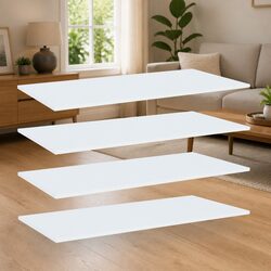 Floating White Storage Shelves for a Cozy Home