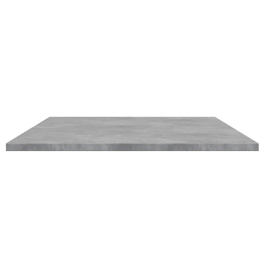Bookshelf Boards Grey Floating Display Panels 100 x 50 x 1.5 cm Engineered Wood 4 Pieces