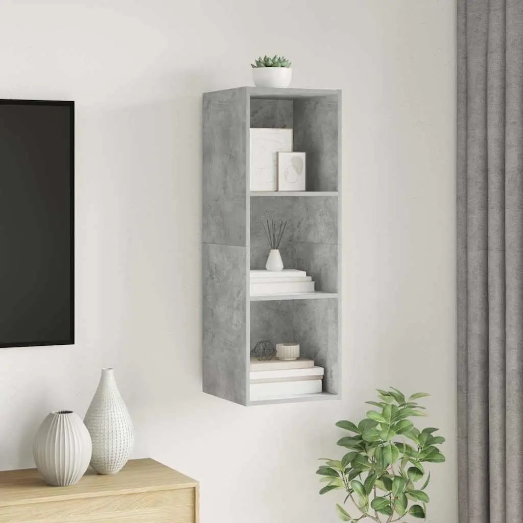 Wall-mounted TV Cabinet Grey 37x37x107cm Engineered Wood