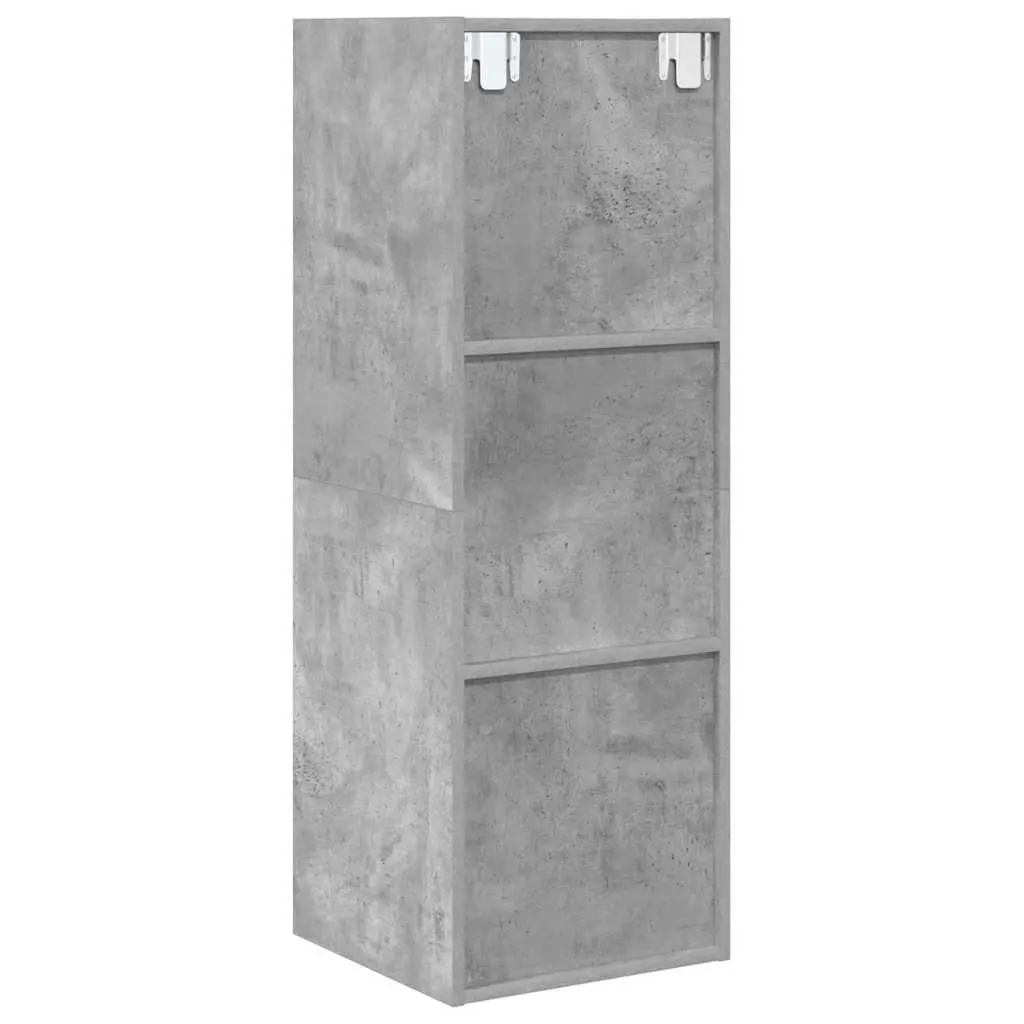 Wall-mounted TV Cabinet Grey 37x37x107cm Engineered Wood