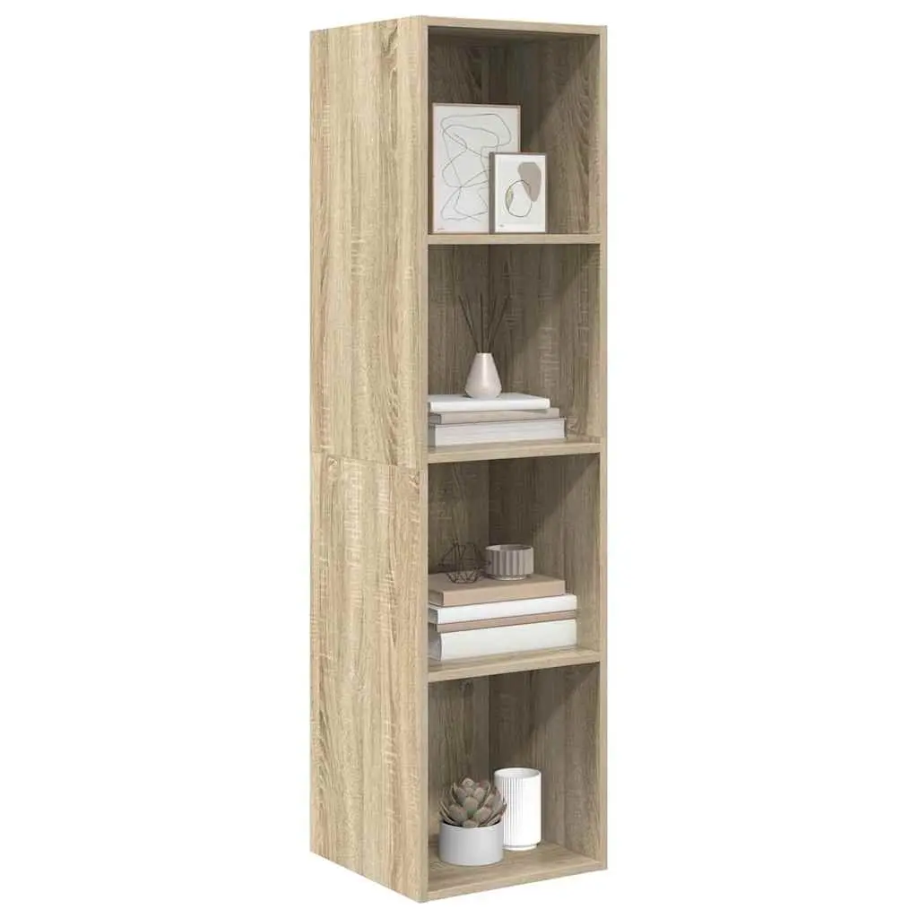 Wall-mounted TV Cabinet Brown 37 x 37 x 142.5 cm Engineered Wood