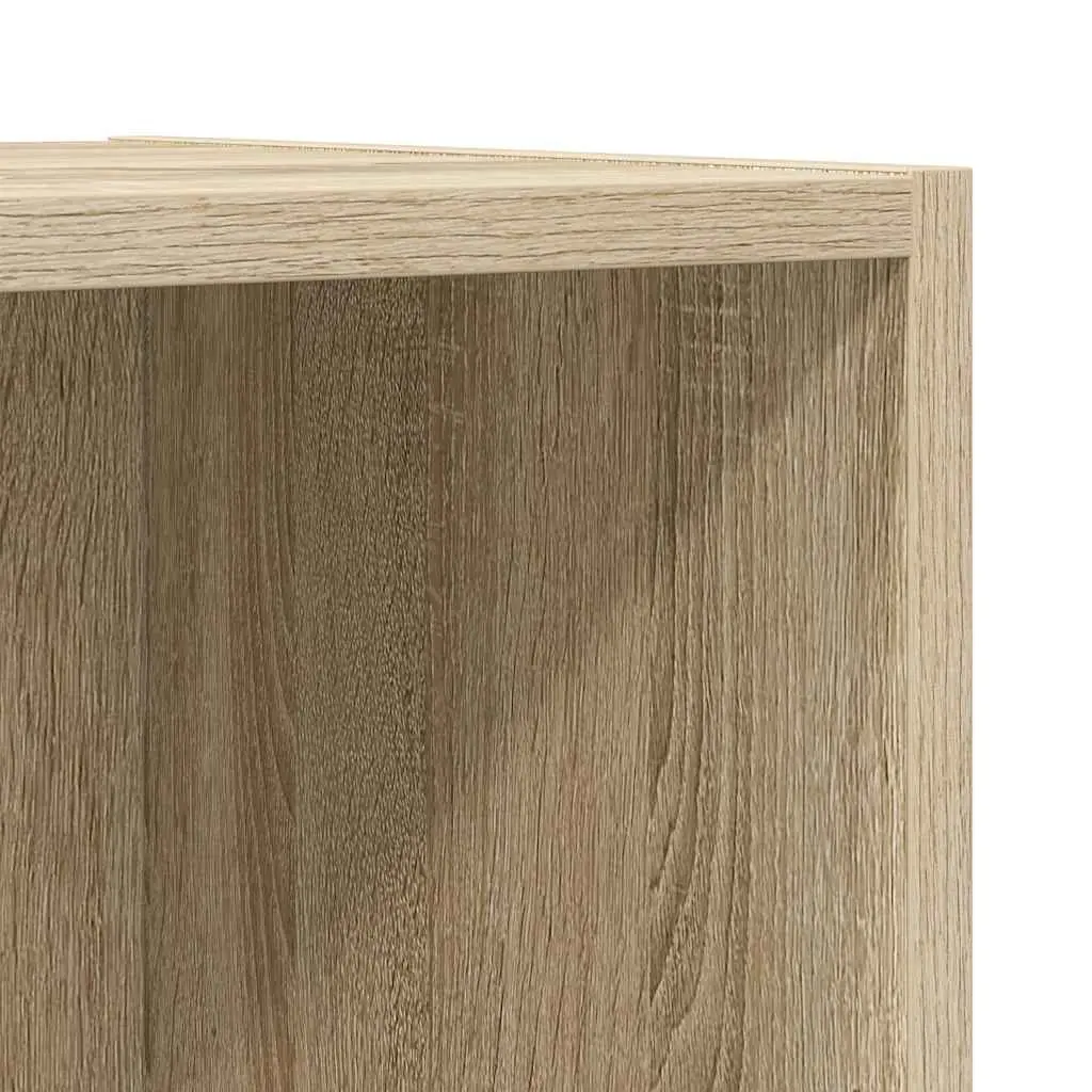 Wall-mounted TV Cabinet Brown 37 x 37 x 142.5 cm Engineered Wood