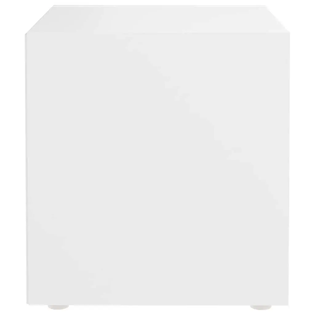 TV Cabinet White 37x35x37 cm Engineered Wood Storage Unit Display Stand 2 Piece