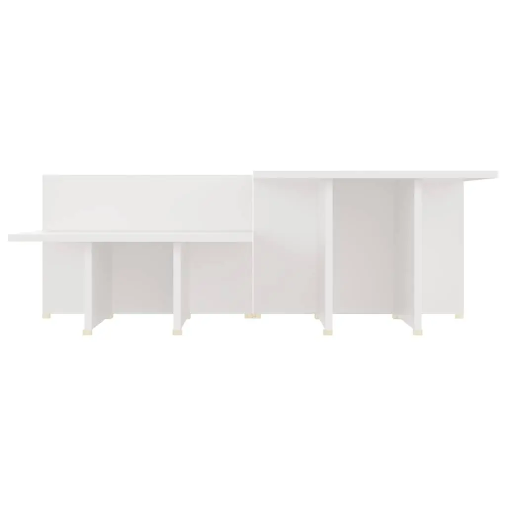 Nesting Coffee Tables Set of 2 in White