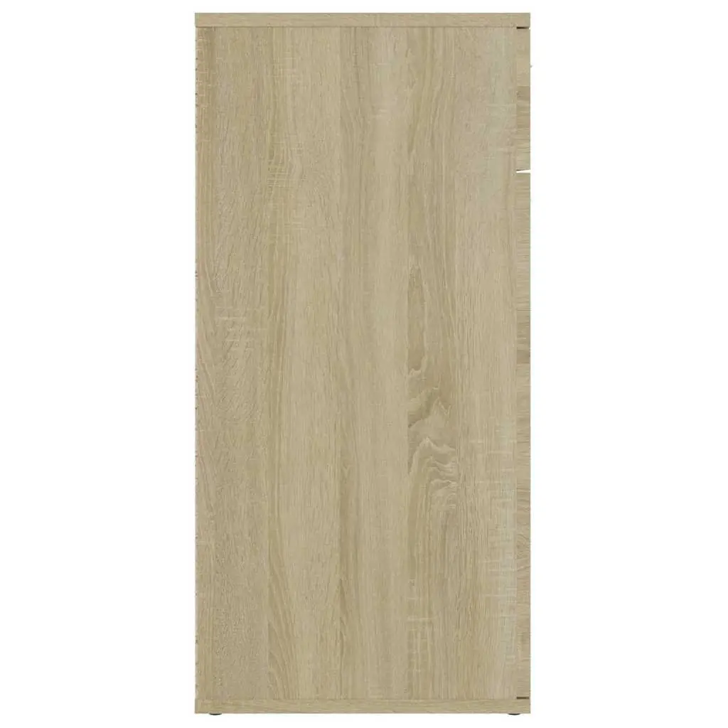 Sideboard Storage Cabinet Minimalist 80 x 36 x 75 cm Brown Engineered Wood