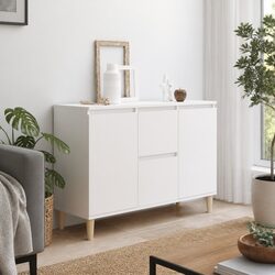 Elegant White Sideboard Cabinet with Storage