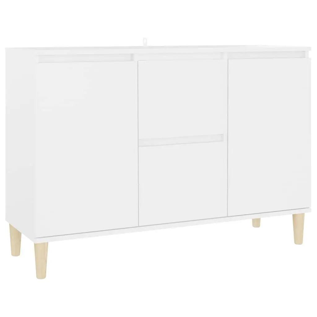 White Sideboard Cabinet with Storage