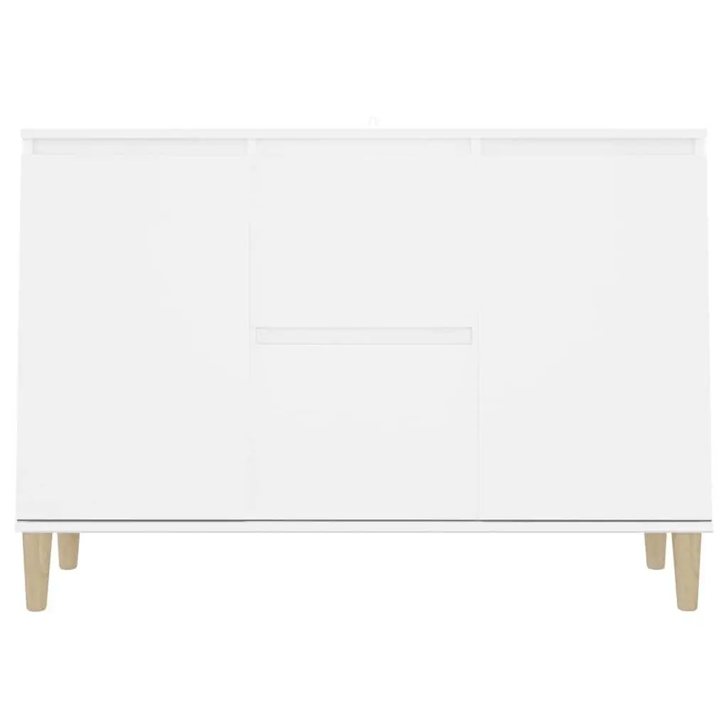 White Sideboard Cabinet with Storage