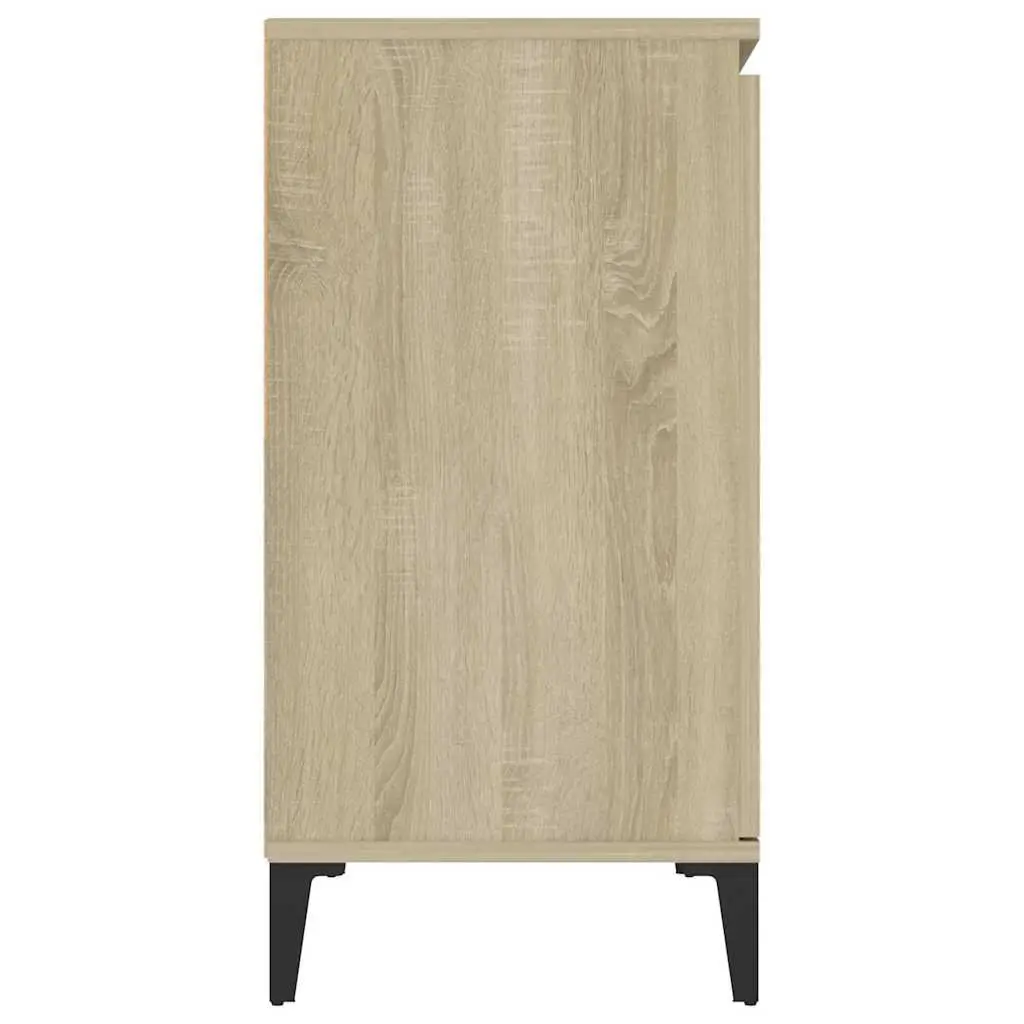 Brown Storage Cabinet with Drawers and Doors