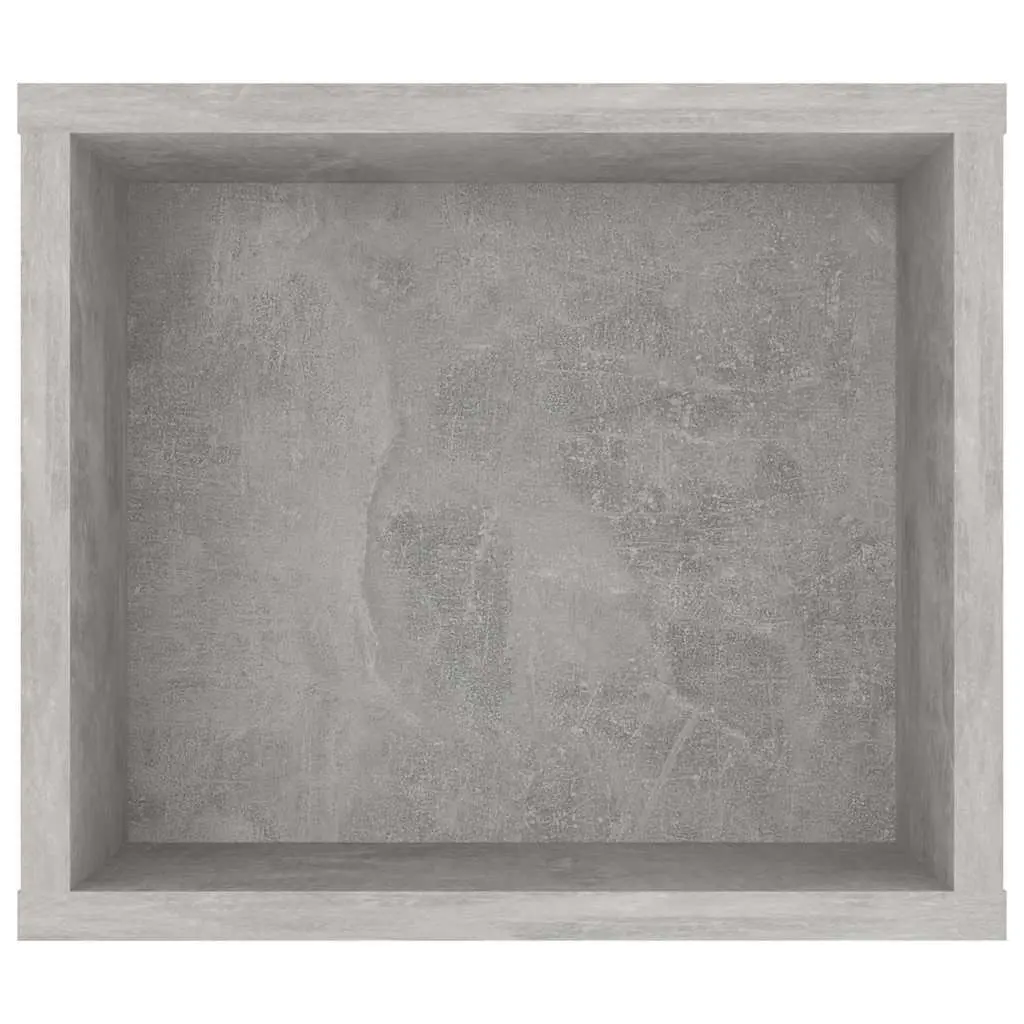 Hanging TV Cabinet Grey Wall-Mounted 100 x 30 x 26.5 cm Engineered Wood