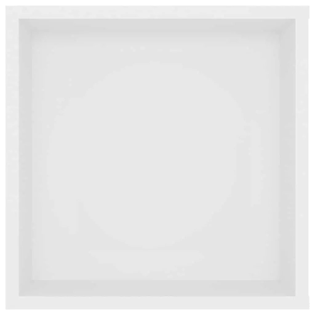 Wall-Mounted TV Cabinet White Adjustable Shelves Engineered Wood 102 x 35 x 35 cm