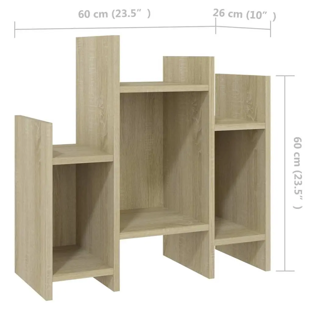 Side Cabinet Brown Storage Buffet Shelves Sofa Table Furniture Engineered Wood