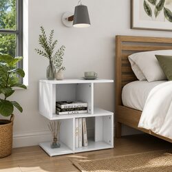 Charming White Bedside Cabinet Set for Cozy Spaces
