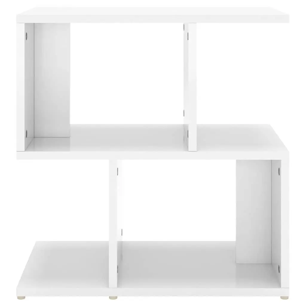 Bedside Cabinet Set White High Gloss 50 x 30 x 51.5 cm Engineered Wood
