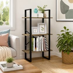 Solid Pine Wood Storage Shelf 60x30x105 cm
