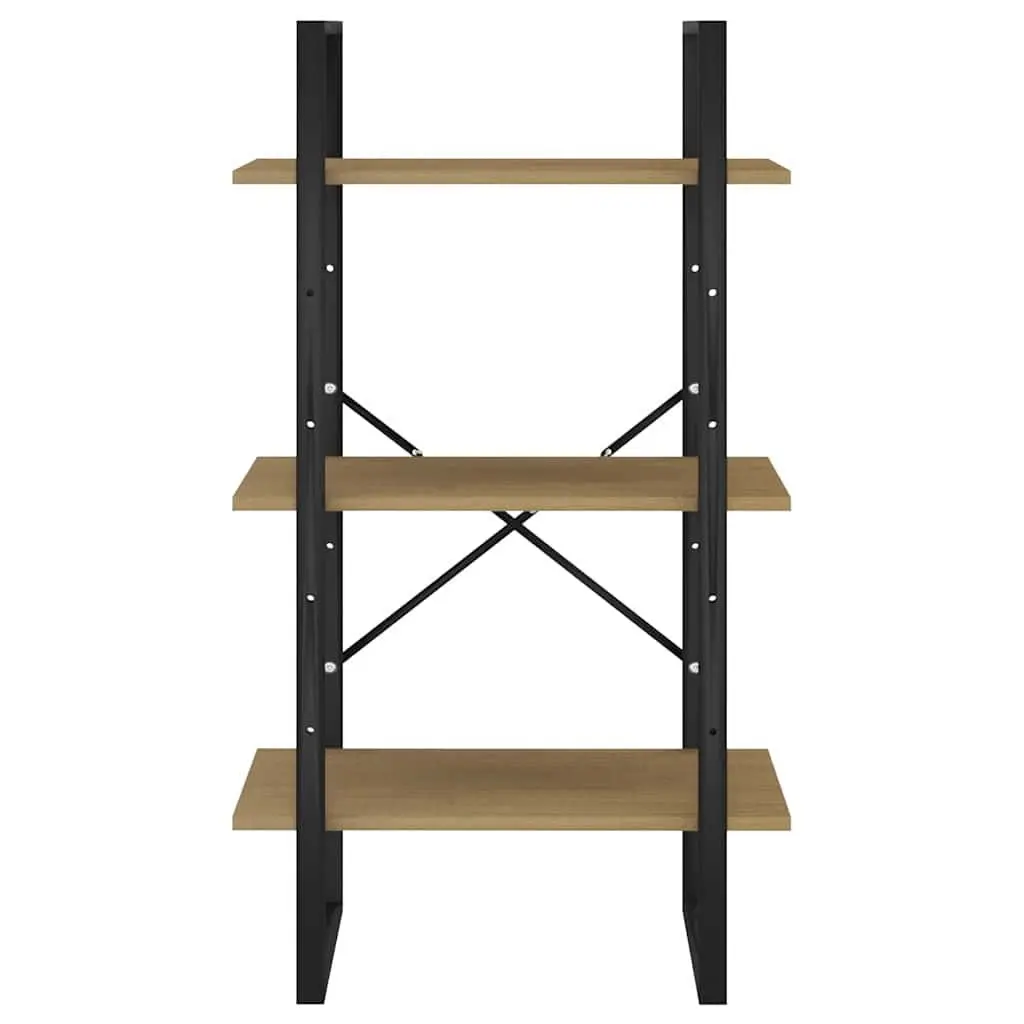 Solid Pine Wood Storage Shelf 60x30x105 cm Brown Bookcase Display Rack