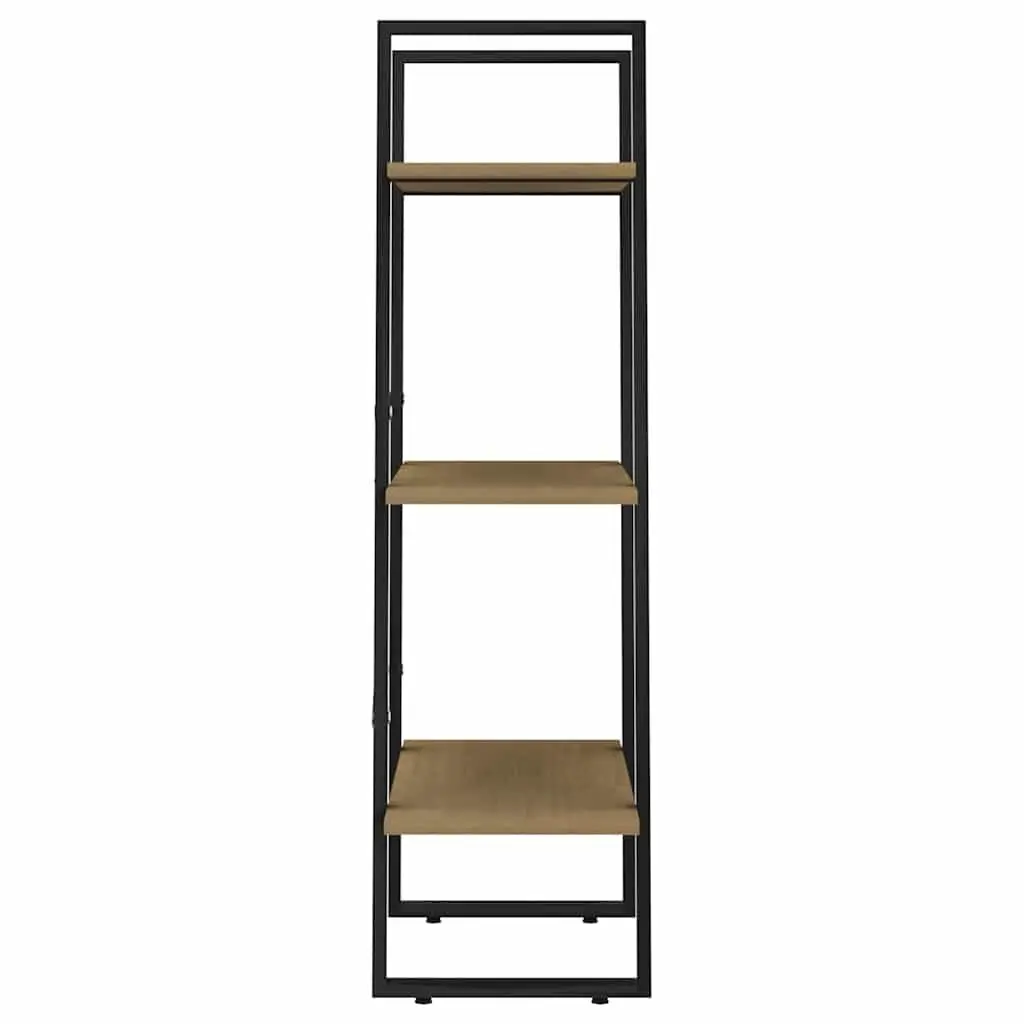 Solid Pine Wood Storage Shelf 60x30x105 cm Brown Bookcase Display Rack