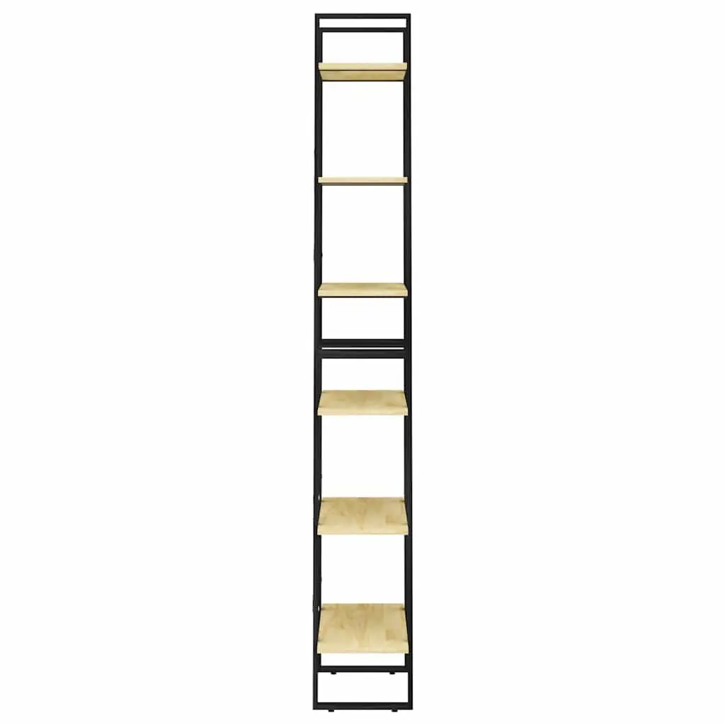 Wooden Bookcase 60x30x210 cm Storage Shelf Display Unit