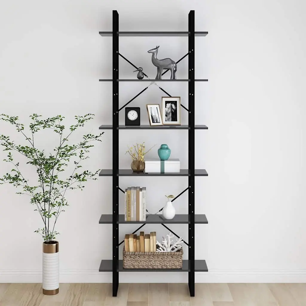 Grey High Cabinet for Home Storage
