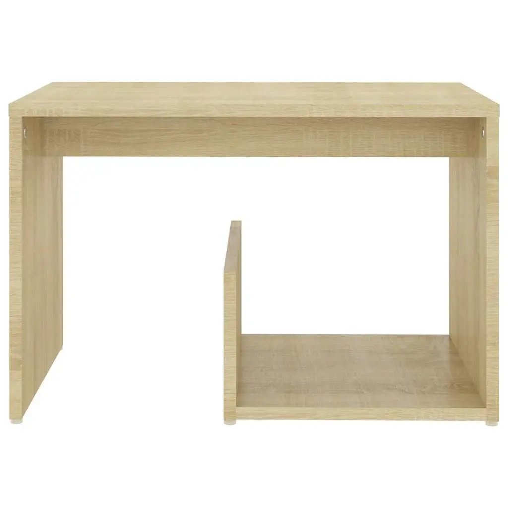 Side Table Sonoma Oak Brown Engineered Wood 59 x 36 x 38 cm