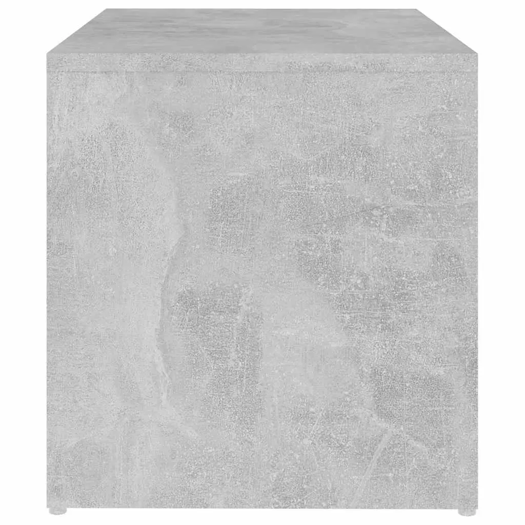 End Table Grey Modern Accent Side Coffee Table Engineered Wood 59W x 36D x 38H cm
